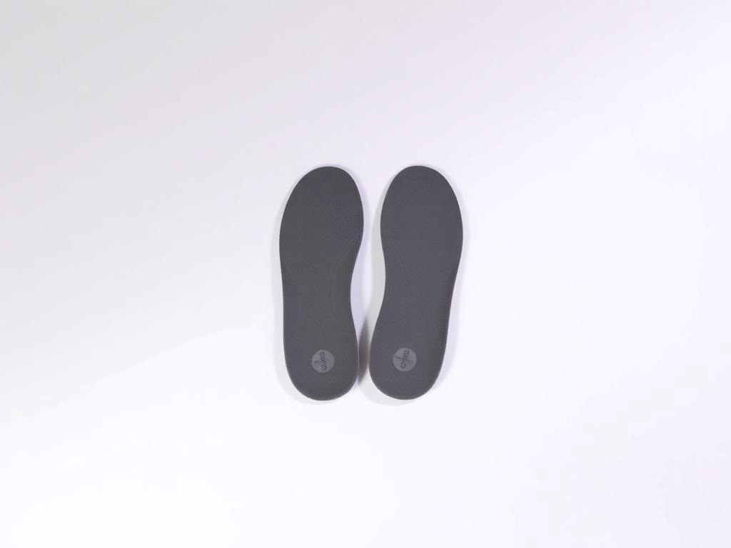 Pair of contoured custom-molded orthotic shoe inserts